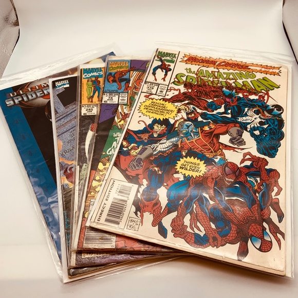 Vintage 90s Marvel Comics The Amazing Spiderman Comic Books - Set of 5! - Picture 16 of 16